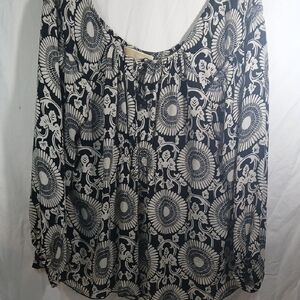 MICHAEL Michael Kors Black and White Casual Skirt